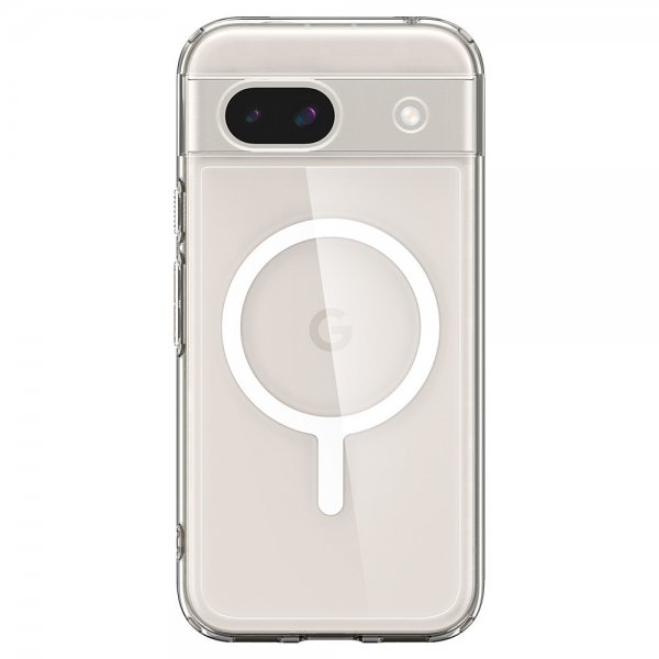 Spigen Google Pixel 8a Skal Ultra Hybrid Metal Ring MagFit Vit