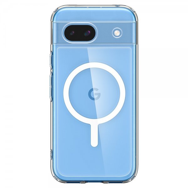 Spigen Google Pixel 8a Skal Ultra Hybrid Metal Ring MagFit Vit