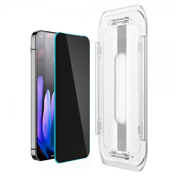 Spigen Google Pixel 9/9 Pro/Pixel 10/10 Pro Skärmskydd GLAS.tR EZ Fit Privacy 2-pack