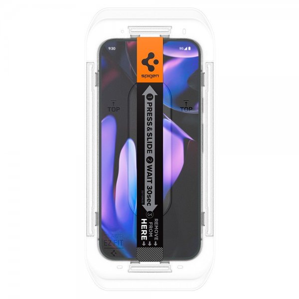 Spigen Google Pixel 9/9 Pro/Pixel 10/10 Pro Skärmskydd GLAS.tR EZ Fit Privacy 2-pack