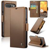 CaseMe Google Pixel 9/Pixel 9 Pro Fodral 023 Series Brun