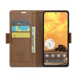 CaseMe Google Pixel 9/Pixel 9 Pro Fodral 023 Series Brun