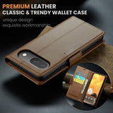 CaseMe Google Pixel 9/Pixel 9 Pro Fodral 023 Series Brun