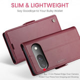 CaseMe Google Pixel 9/Pixel 9 Pro Fodral 023 Series Röd