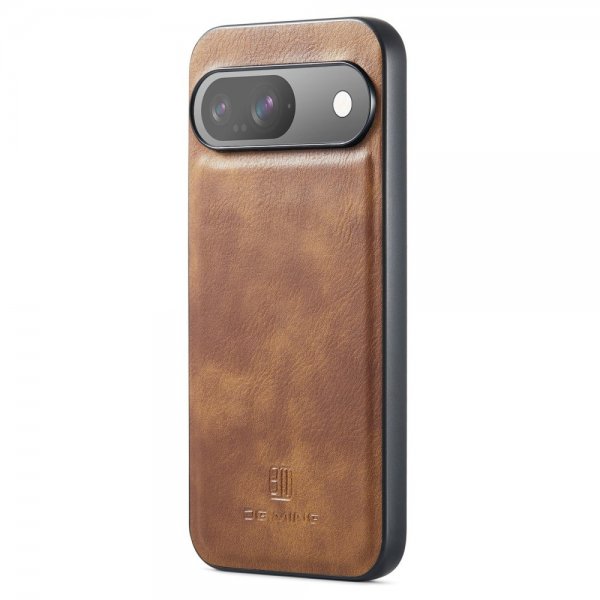 Dg.Ming Google Pixel 9/Pixel 9 Pro Fodral med Löstagbart Skal Brun