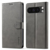 Lc.Imeeke Google Pixel 9/Pixel 9 Pro/Pixel 10/Pixel 10 Pro Fodral med Kortfack Grå