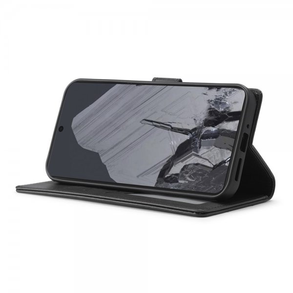Lc.Imeeke Google Pixel 9/Pixel 9 Pro/Pixel 10/Pixel 10 Pro Fodral med Kortfack Svart