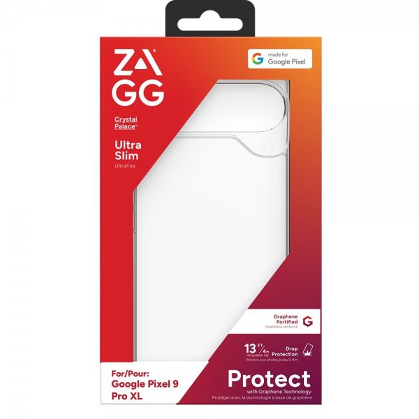 ZAGG Google Pixel 9/Pixel 9 Pro Skal Crystal Palace Transparent