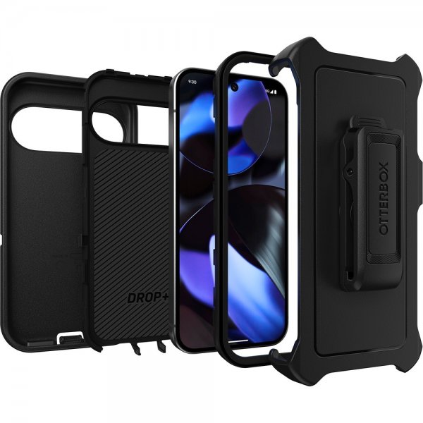 Otterbox Google Pixel 9/Pixel 9 Pro Skal Defender Svart