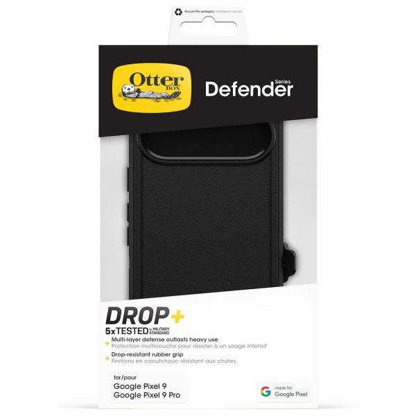 Otterbox Google Pixel 9/Pixel 9 Pro Skal Defender Svart