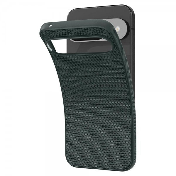 Spigen Google Pixel 9/Pixel 9 Pro Skal Liquid Air Abyss Green