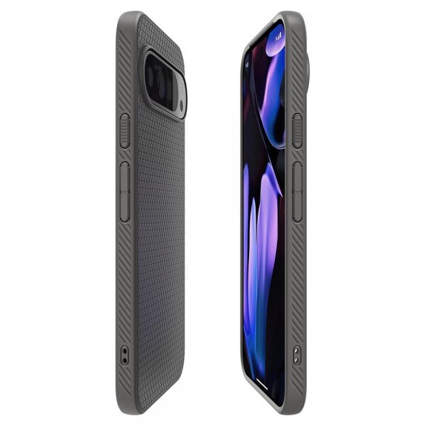 Spigen Google Pixel 9/Pixel 9 Pro Skal Liquid Air Marble Gray