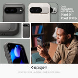 Spigen Google Pixel 9/Pixel 9 Pro Skal Rugged Armor Marble Gray