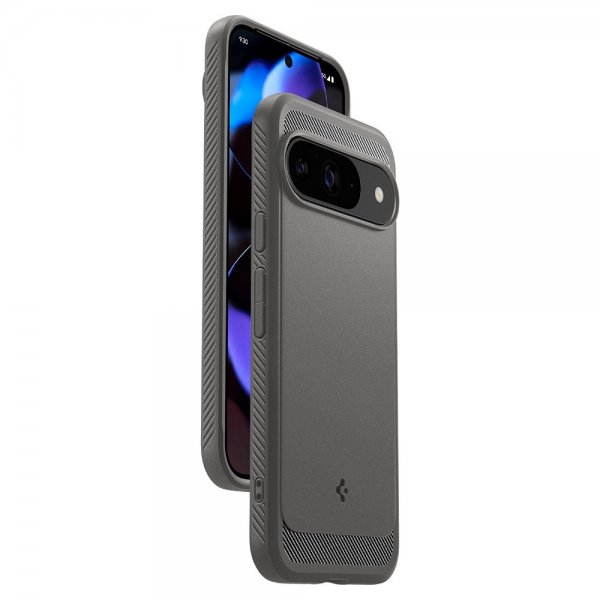 Spigen Google Pixel 9/Pixel 9 Pro Skal Rugged Armor Marble Gray