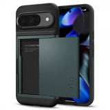 Spigen Google Pixel 9/Pixel 9 Pro Skal Slim Armor CS Abyss Green