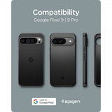 Spigen Google Pixel 9/Pixel 9 Pro Skal Thin Fit Svart