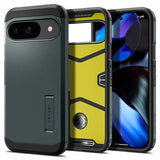 Spigen Google Pixel 9/Pixel 9 Pro Skal Tough Armor Abyss Green