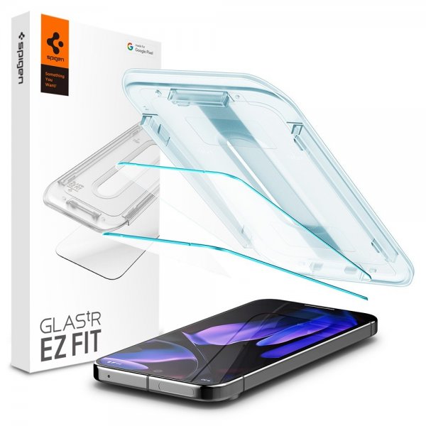 Spigen Google Pixel 9/9 Pro/Pixel 10/10 Pro Skärmskydd GLAS.tR EZ Fit 2-pack