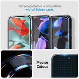 Spigen Google Pixel 9/9 Pro/Pixel 10/10 Pro Skärmskydd GLAS.tR EZ Fit 2-pack