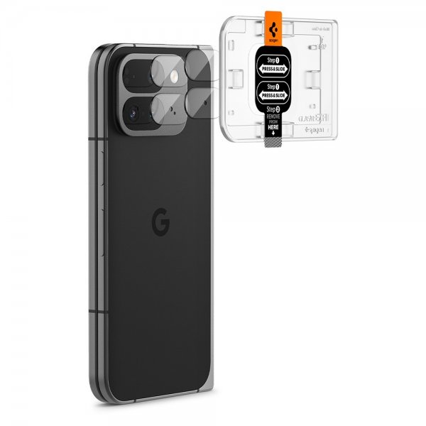 Spigen Google Pixel 9 Pro Fold Kameraskydd Glas.tR EZ Fit Optik 2-pack