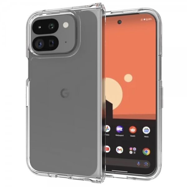 Google Pixel 9 Pro Fold Skal Transparent Transparent
