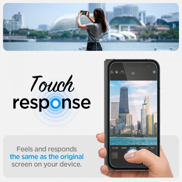 Spigen Google Pixel 9 Pro Fold Skärmskydd GLAS.tR EZ Fit 2-pack