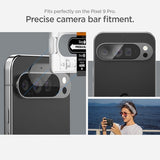 Spigen Google Pixel 9 Pro Kameraskydd Glas.tR EZ Fit Optik 2-pack
