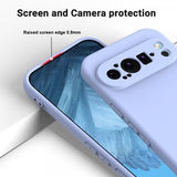 Google Pixel 9 Pro Skal med Strap Silikon Lila