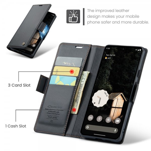 CaseMe Google Pixel 9 Pro XL Fodral 023 Series Svart