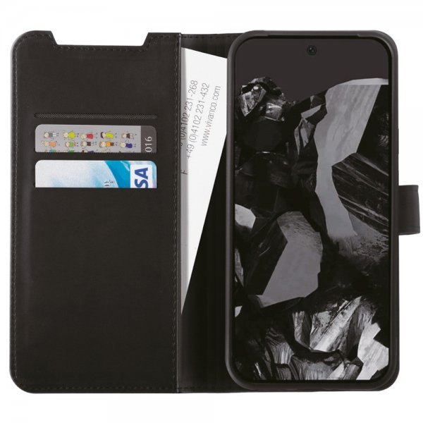 Vivanco Google Pixel 9 Pro XL Fodral Classic Wallet Svart