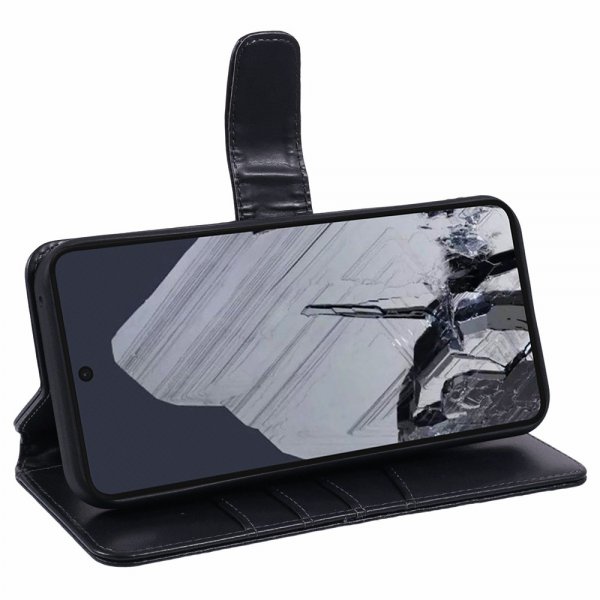 Nordic Covers Google Pixel 9 Pro XL Fodral Essential Leather Raven Black