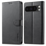Lc.Imeeke Google Pixel 9 Pro XL Fodral med Kortfack Stativfunktion Svart