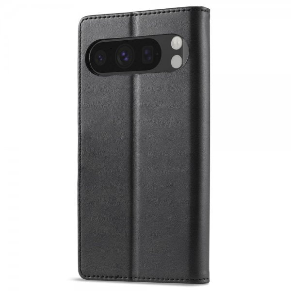 Lc.Imeeke Google Pixel 9 Pro XL Fodral med Kortfack Stativfunktion Svart