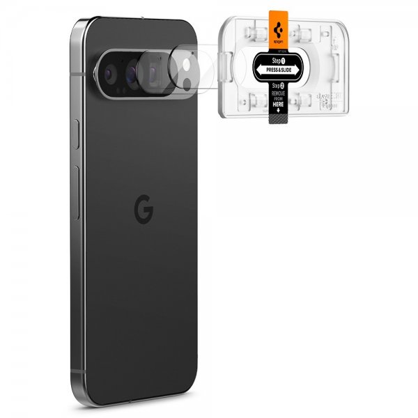 Spigen Google Pixel 9 Pro XL Kameraskydd Glas.tR EZ Fit Optik 2-pack