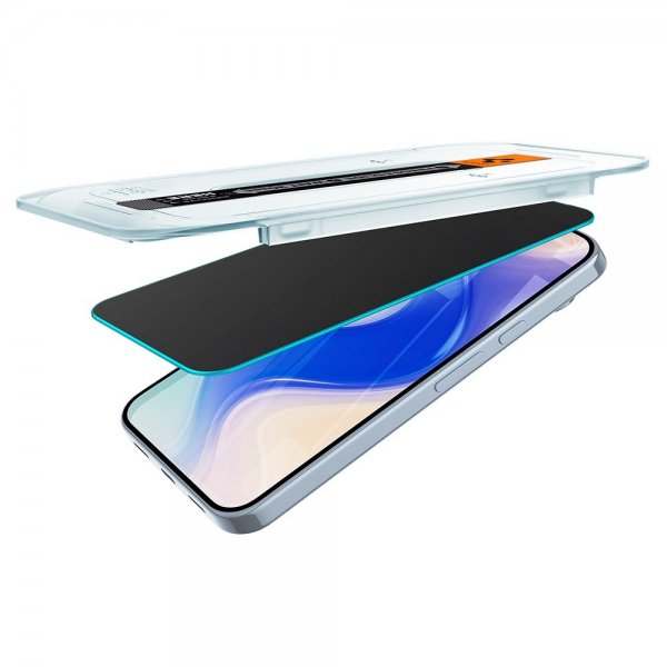 Spigen Google Pixel 9 Pro XL/Pixel 10 Pro XL Skärmskydd GLAS.tR EZ Fit Privacy 2-pack