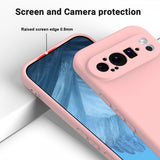 Google Pixel 9 Pro XL Skal med Strap Silikon Rosa
