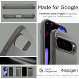 Spigen Google Pixel 9 Pro XL Skal Rugged Armor Marble Gray