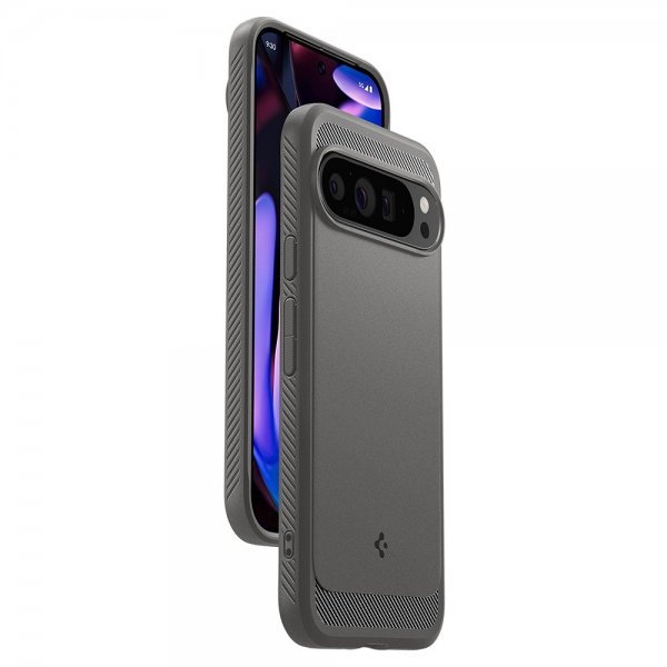 Spigen Google Pixel 9 Pro XL Skal Rugged Armor Marble Gray