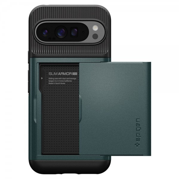 Spigen Google Pixel 9 Pro XL Skal Slim Armor CS Abyss Green