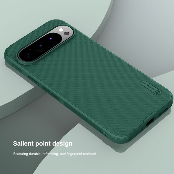 Nillkin Google Pixel 9 Pro XL Skal Super Frosted Shield Pro MagSafe Grön