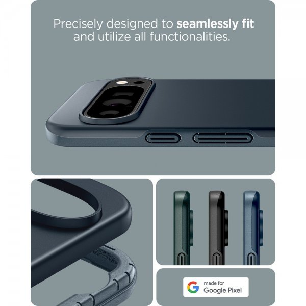 Spigen Google Pixel 9 Pro XL Skal Thin Fit Metal Slate