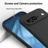 Google Pixel 9 Skal med Strap Silikon Svart
