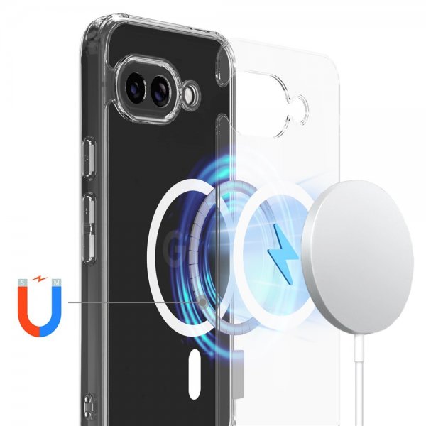 Nordic Covers Google Pixel 9a Skal Feather Series MagSafe Transparent