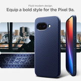 Spigen Google Pixel 9a Skal Liquid Air Navy Blue