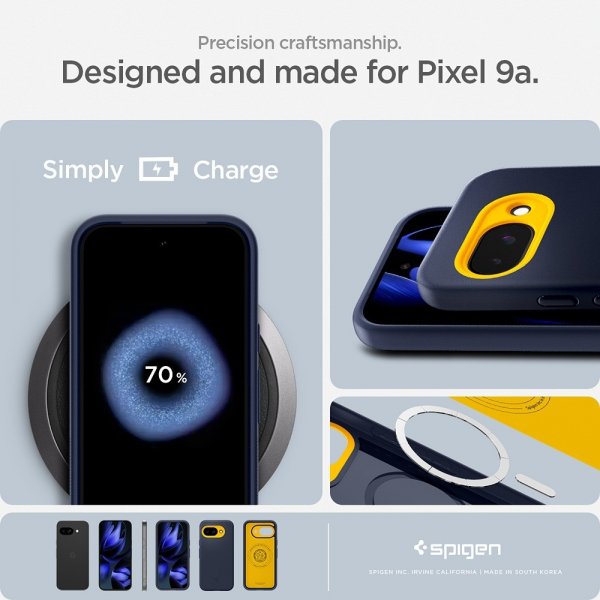 Spigen Google Pixel 9a Skal Nano Pop MagFit Blueberry Navy
