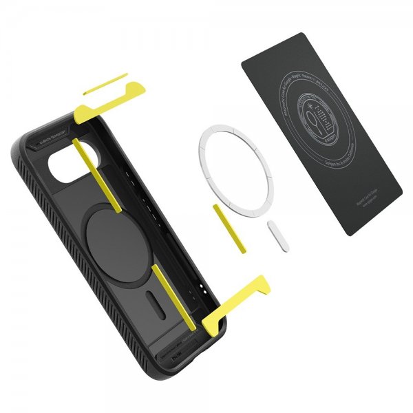 Spigen Google Pixel 9a Skal Rugged Armor MagFit Matte Black