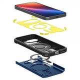 Spigen Google Pixel 9a Skal Tough Armor MagFit Navy Blue