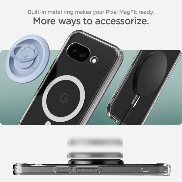 Spigen Google Pixel 9a Skal Ultra Hybrid MagFit Clear White