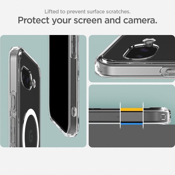 Spigen Google Pixel 9a Skal Ultra Hybrid MagFit Clear White