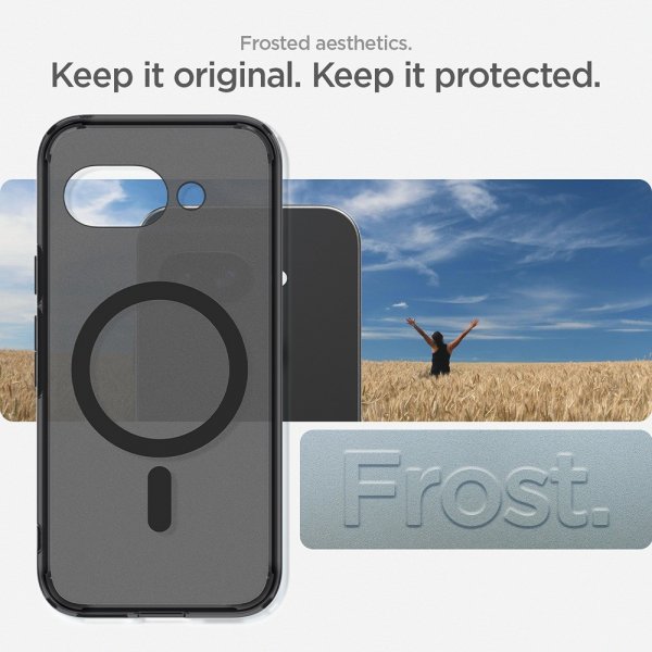 Spigen Google Pixel 9a Skal Ultra Hybrid MagFit Frost Black
